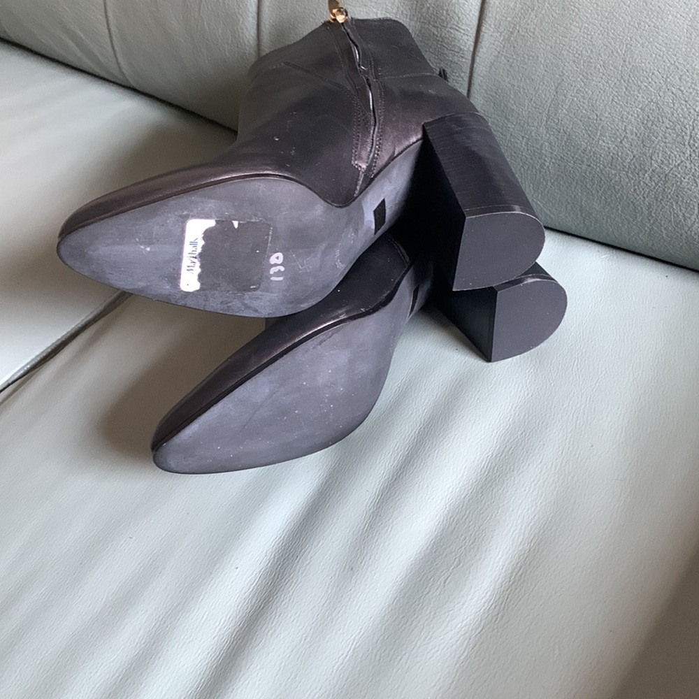 Leather Ankle Booties - image 8